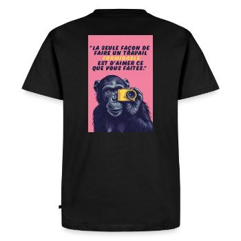 formidable - T-shirt Premium bio Homme - noir - Dos - Nico (187cm)