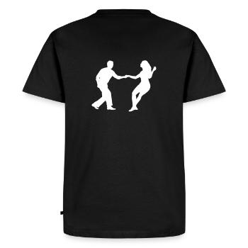 swing dancers - T-shirt Premium bio Homme - noir - Dos - Nico (187cm)
