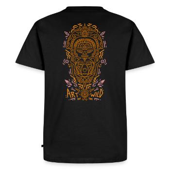 totem - T-shirt Premium bio Homme - noir - Dos - Nico (187cm)