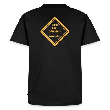 How am i driving ? - T-shirt Premium bio Homme - noir - Dos - Nico (187cm)