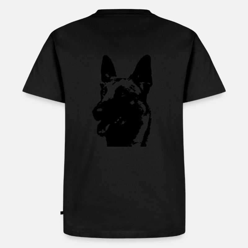 Malinois - Männer Premium Bio T-Shirt - Schwarz