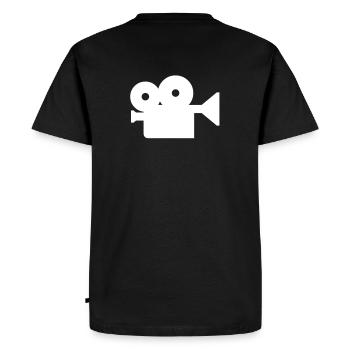 camera - T-shirt Premium bio Homme - noir - Dos - Nico (187cm)