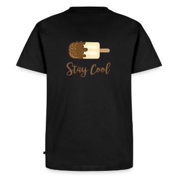 ICE CREAM COOL SEJOUR - T-shirt Premium bio Homme - noir - Dos - Nico (187cm)