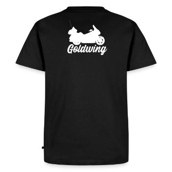 Goldwing Gift Gift Idea - Men's Premium Organic T-Shirt - black - Back - Nico (187cm)