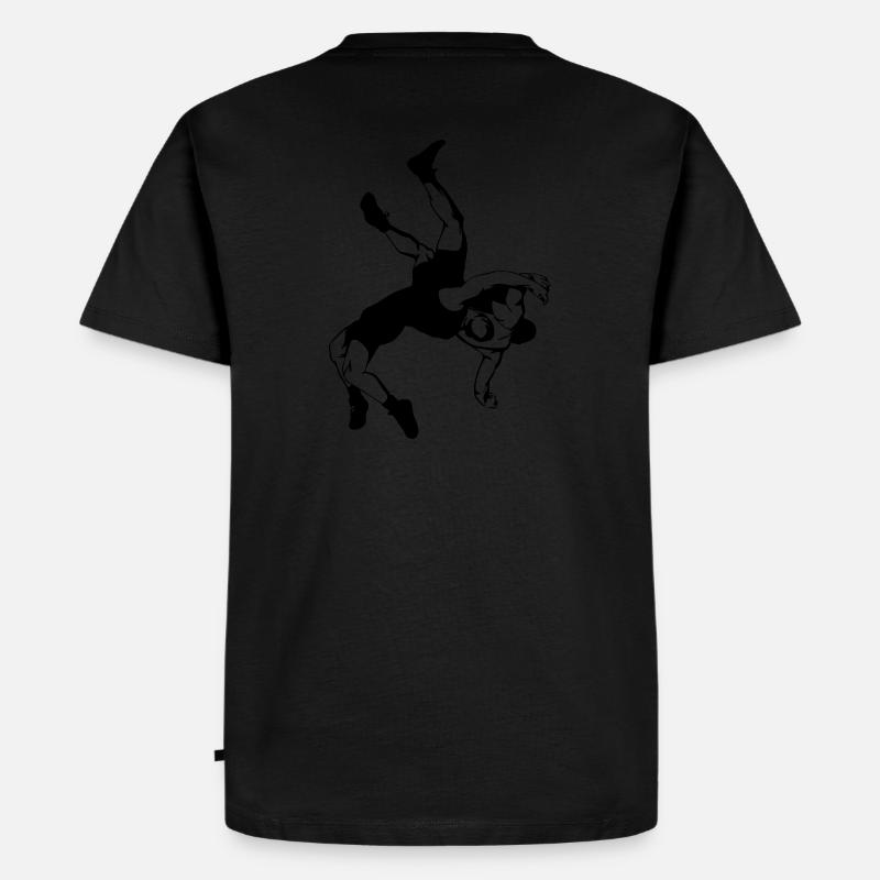 Ringer - Männer Premium Bio T-Shirt - Schwarz
