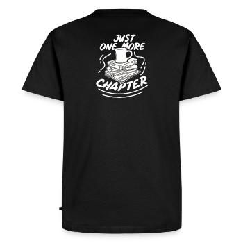 Read books book gift bookshelf - Men's Premium Organic T-Shirt - black - Back - Nico (187cm)