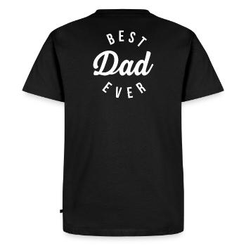Legend 2026 Meilleur Papa de Tous les Temps - T-shirt Premium bio Homme - noir - Dos - Nico (187cm)