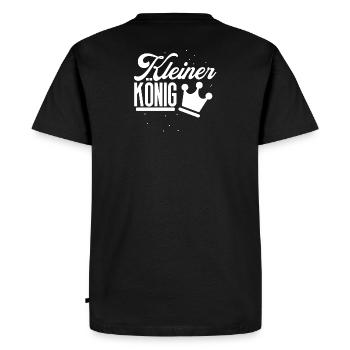 Petit roi enfants bébé Design - T-shirt Premium bio Homme - noir - Dos - Nico (187cm)