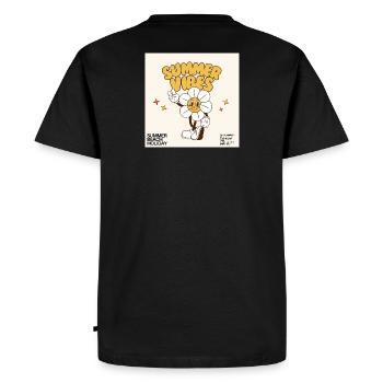 Summer Vibes Design - Men's Premium Organic T-Shirt - black - Back - Nico (187cm)