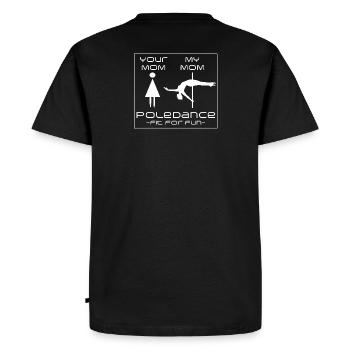 Pole Dance Mom Fun - Men's Premium Organic T-Shirt - black - Back - Nico (187cm)