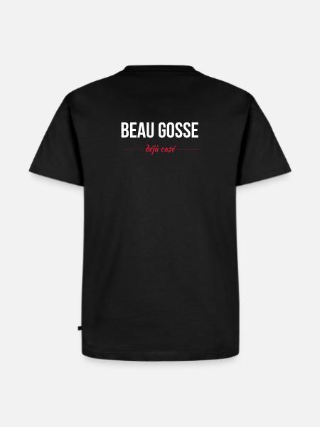 Beau gosse déja casé - T-shirt Premium bio Homme - noir