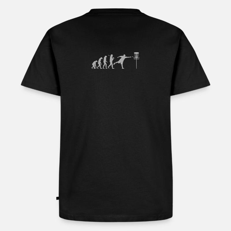 Disc Golf Evolution - Men's Premium Organic T-Shirt - black