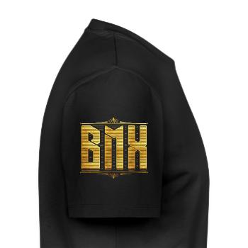 BMX / Bmx / BMX Bike Bike / BMX Riding - T-shirt Premium bio Homme - noir - Droite - Nico (187cm)