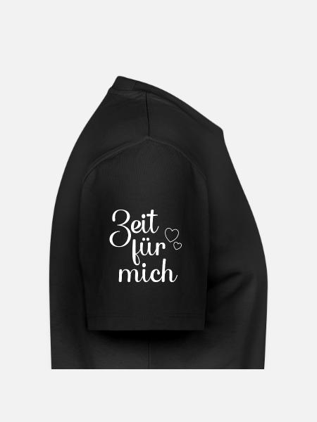 Zeit für mich hell - Männer Premium Bio T-Shirt - Schwarz