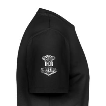 Marteau de Thor - Mjollnir - T-shirt Premium bio Homme - noir - Droite - Nico (187cm)