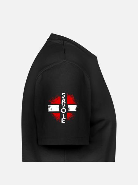 Drapeau Savoyard style usé - T-shirt Premium bio Homme - noir