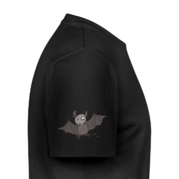 chauve souris - T-shirt Premium bio Homme - noir - Droite - Nico (187cm)