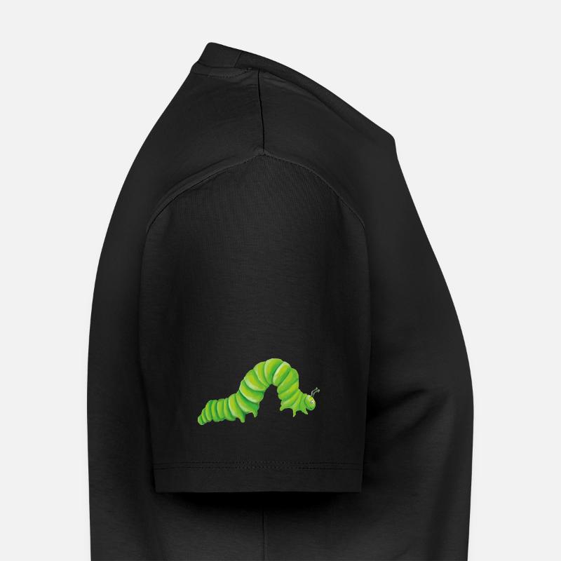 bruco - Maglietta ecologica premium da uomo - nero