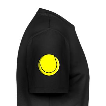 Balle de tennis balle de tennis raquette de tennis - T-shirt Premium bio Homme - noir - Droite - Nico (187cm)