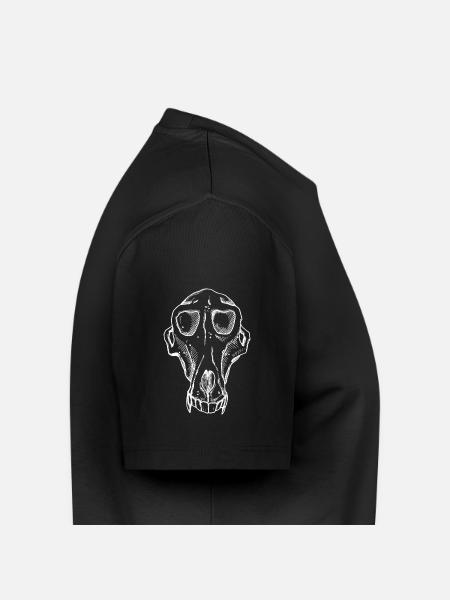 Pavian Skull - Männer Premium Bio T-Shirt - Schwarz