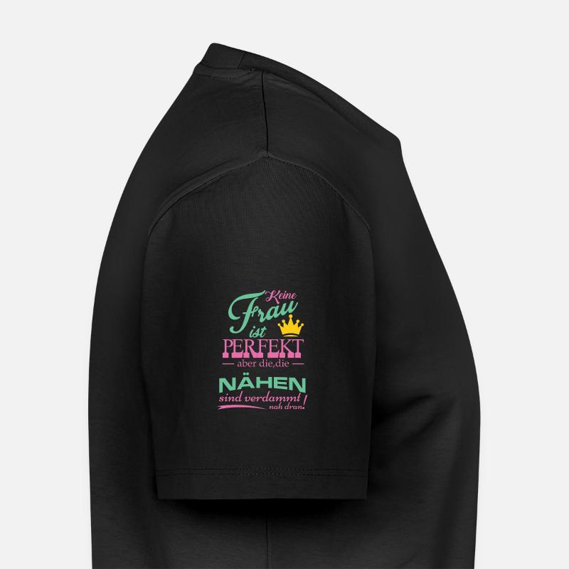Nähen Design - Männer Premium Bio T-Shirt - Schwarz