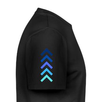 Montée en puissance ! - T-shirt Premium bio Homme - noir - Droite - Nico (187cm)
