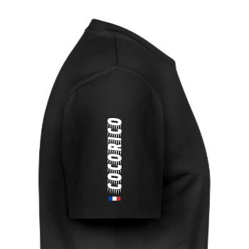 Cocorico Speed  - T-shirt Premium bio Homme - noir - Droite - Nico (187cm)