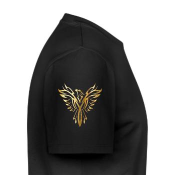 phénix or ultime - T-shirt Premium bio Homme - noir - Droite - Nico (187cm)