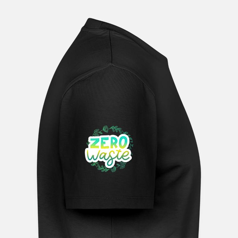 zero waste - Männer Premium Bio T-Shirt - Schwarz