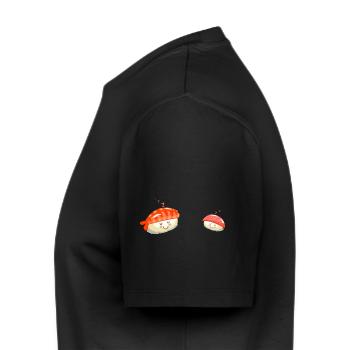 Sushi Sleep/Schlaf shirt for sushi lovers - Men's Premium Organic T-Shirt - black - Left - Nico (187cm)
