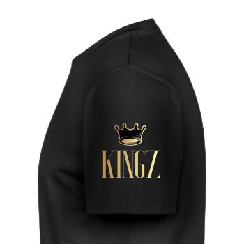 Lavish Kingz - Men's Premium Organic T-Shirt - black - Left - Nico (187cm)
