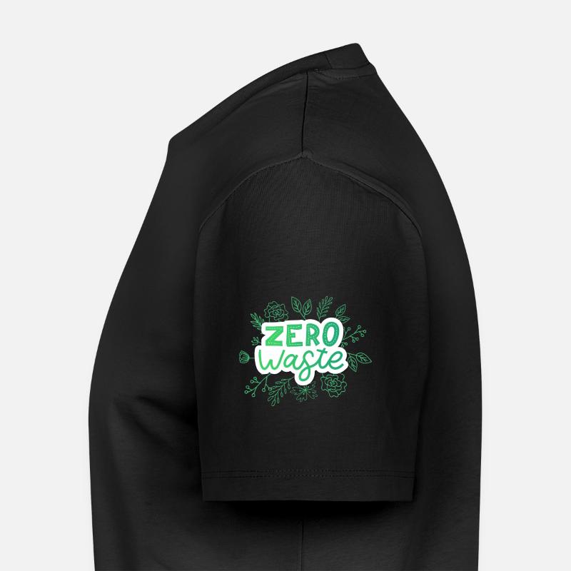 zero waste2 - Männer Premium Bio T-Shirt - Schwarz