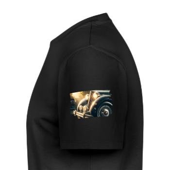 Packard classique sous la pluie - T-shirt Premium bio Homme - noir - Gauche - Nico (187cm)