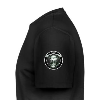 v twin - T-shirt Premium bio Homme - noir - Gauche - Nico (187cm)