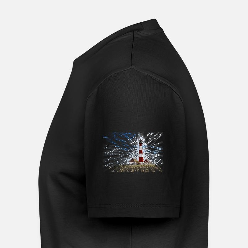 Westerhever Leuchtturm - Männer Premium Bio T-Shirt - undefined