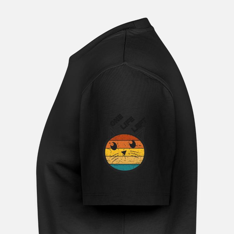 Noch ein Leben - Mehrfarbig - Links - Männer Premium Bio T-Shirt - Schwarz