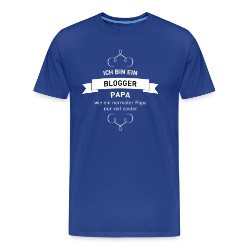 blogger papa2 png - Männer Premium T-Shirt