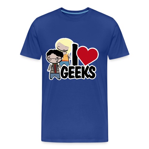 bigbang penny leonard love geeks - Camiseta premium hombre