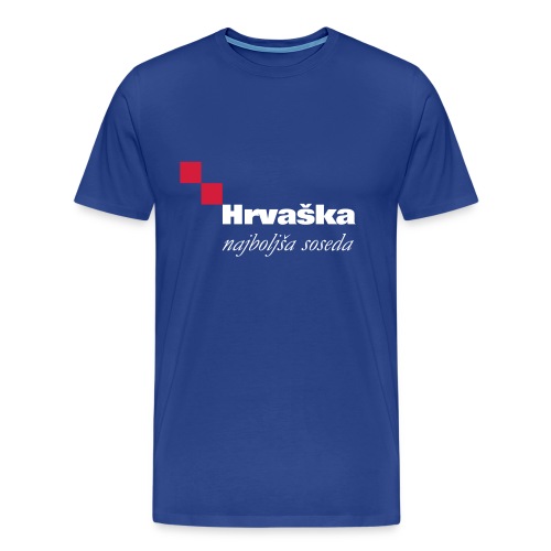 Croatia — The best neighbor (blue) - Men's Premium T-Shirt