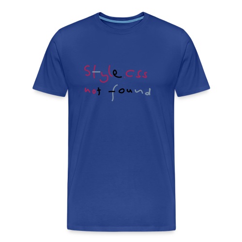 CSS Style Not Found - Männer Premium T-Shirt