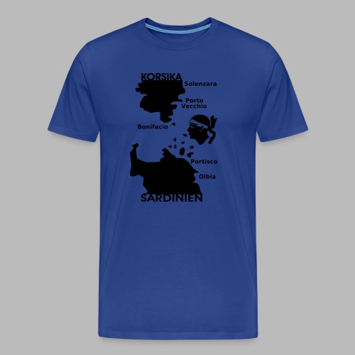 Korsika Sardinien Mori - Männer Premium T-Shirt