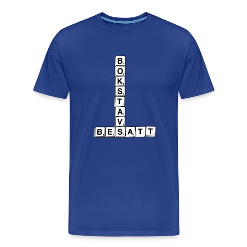 bokstavsbesatt - Premium-T-shirt herr