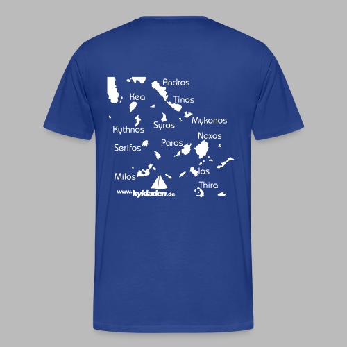 Kykladen Griechenland Crewshirt - Männer Premium T-Shirt