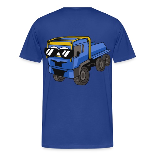 MAN TGA 6X6 TRIAL TRUCK LOOK AND SUNGLASSES EMOJI - Männer Premium T-Shirt