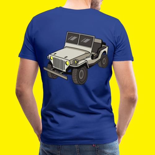 SCALE TRIAL 4X4 WILLYS OFFROAD MILITARY RC TRUCK - Männer Premium T-Shirt