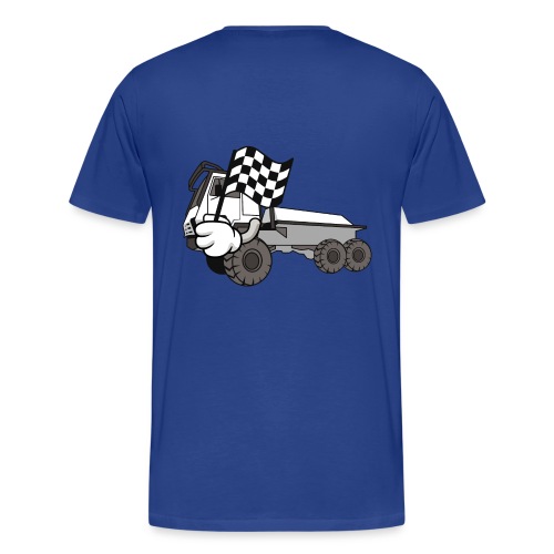 STEYR 1491 6X6 RACE TRAIL TRUCK 6X6 MIT ZIELFLAGGE - Männer Premium T-Shirt