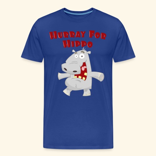 Toddlers & Kids Happy Hippo T Shirt - Men's Premium T-Shirt