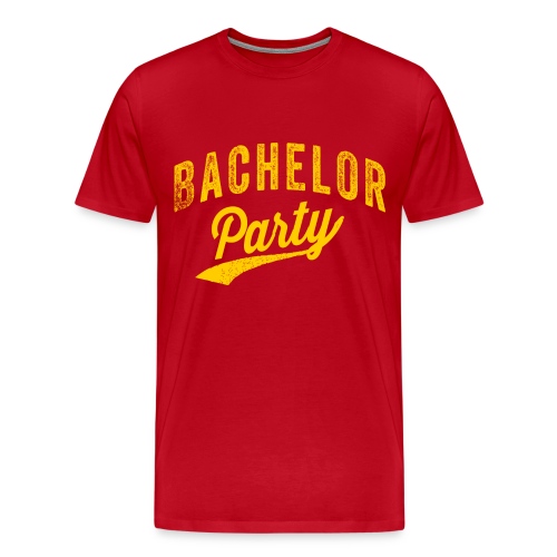 Bachelor Party geel - Mannen Premium T-shirt