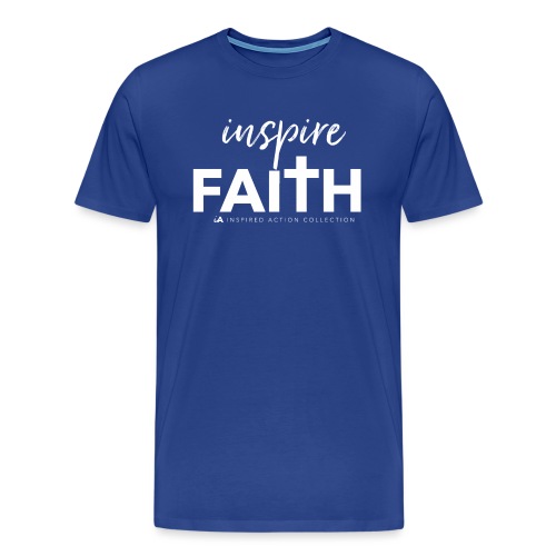 inspire faith white - Mannen Premium T-shirt