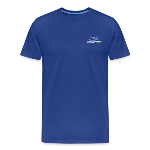LOGO STREETWAY BLANC - T-shirt Premium Homme